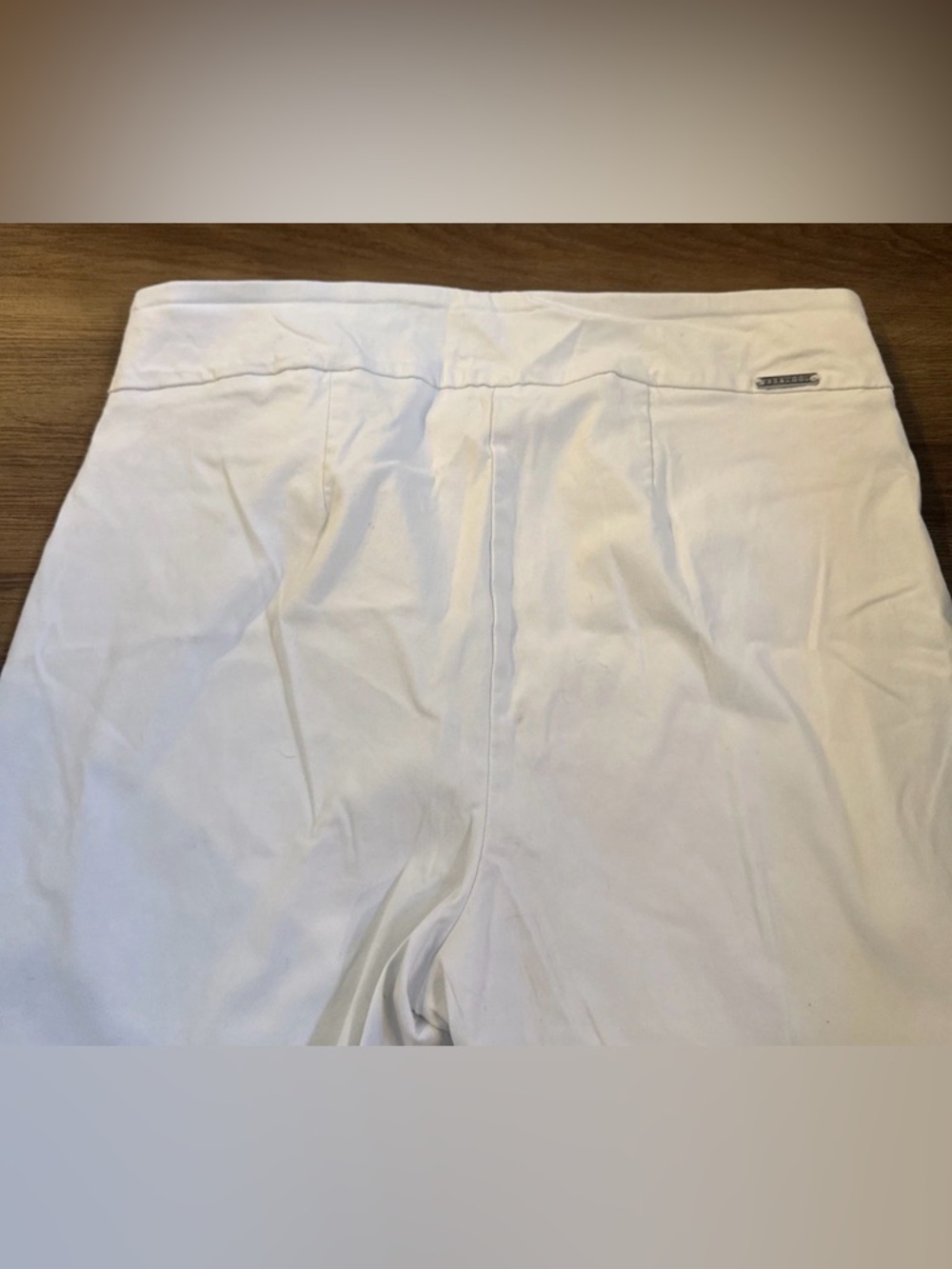 Rekucci Womens White Wide-Leg Dress Pants With Pockets Size 16P - Picture 8 of 10
